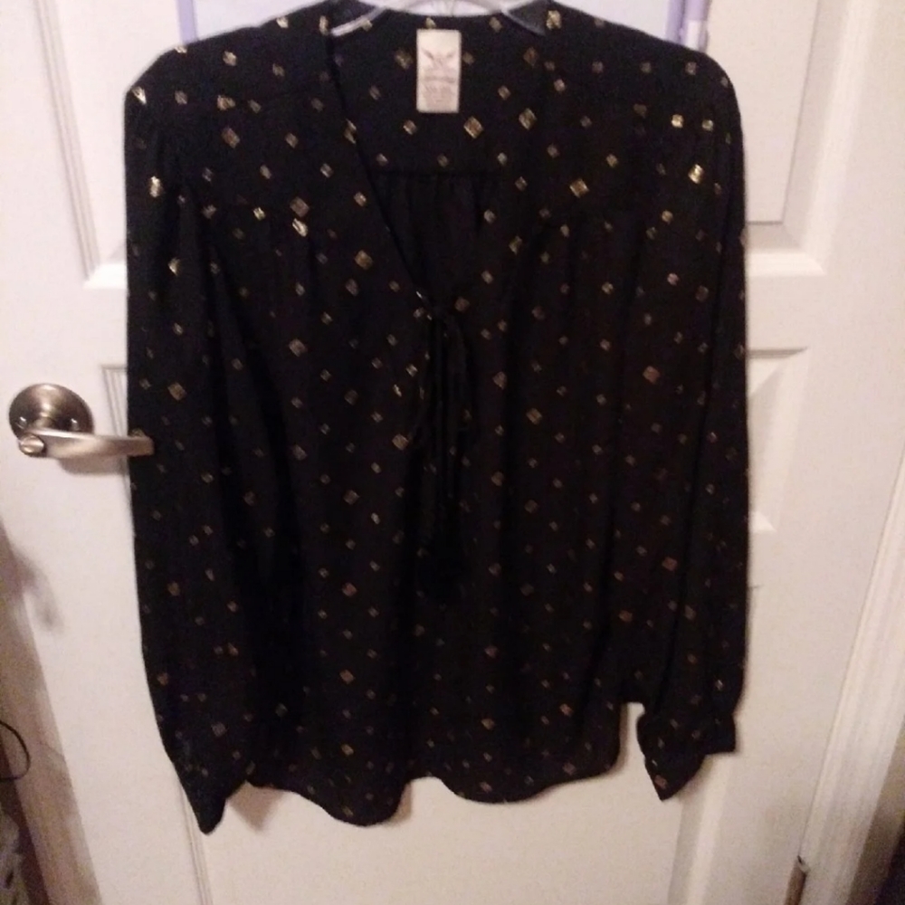 Diamond black blouse